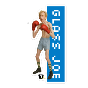 Real-life Glass Joe - The fearless boxer- Stickers