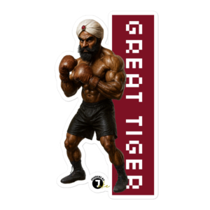 Real-life Great Tiger - The Striped Cat Attack - Stickers