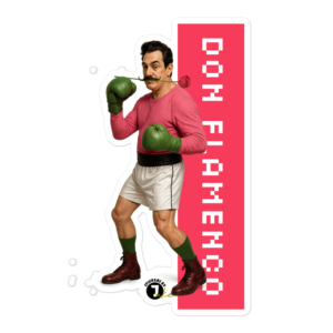 Real-life Don Flamenco - Drama in Pink - Stickers