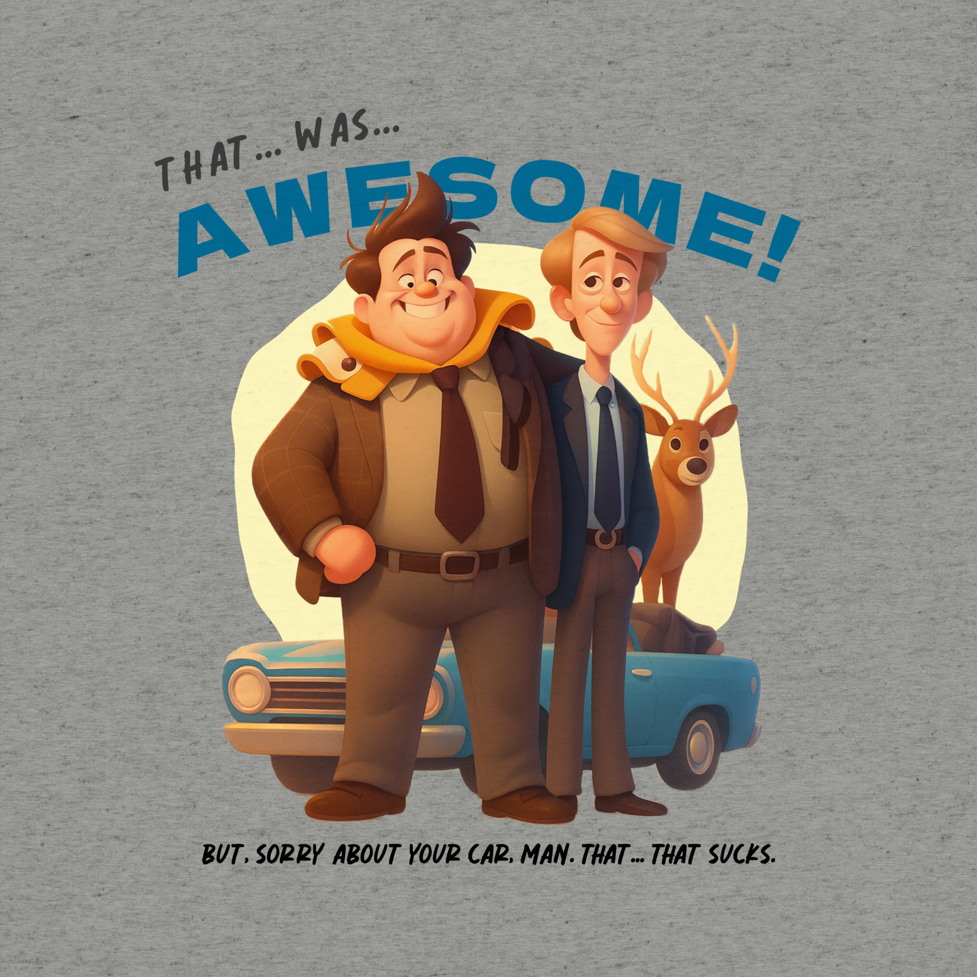 That was AWESOME! Because sometimes words just aren’t enough - T-shirt - Image 6