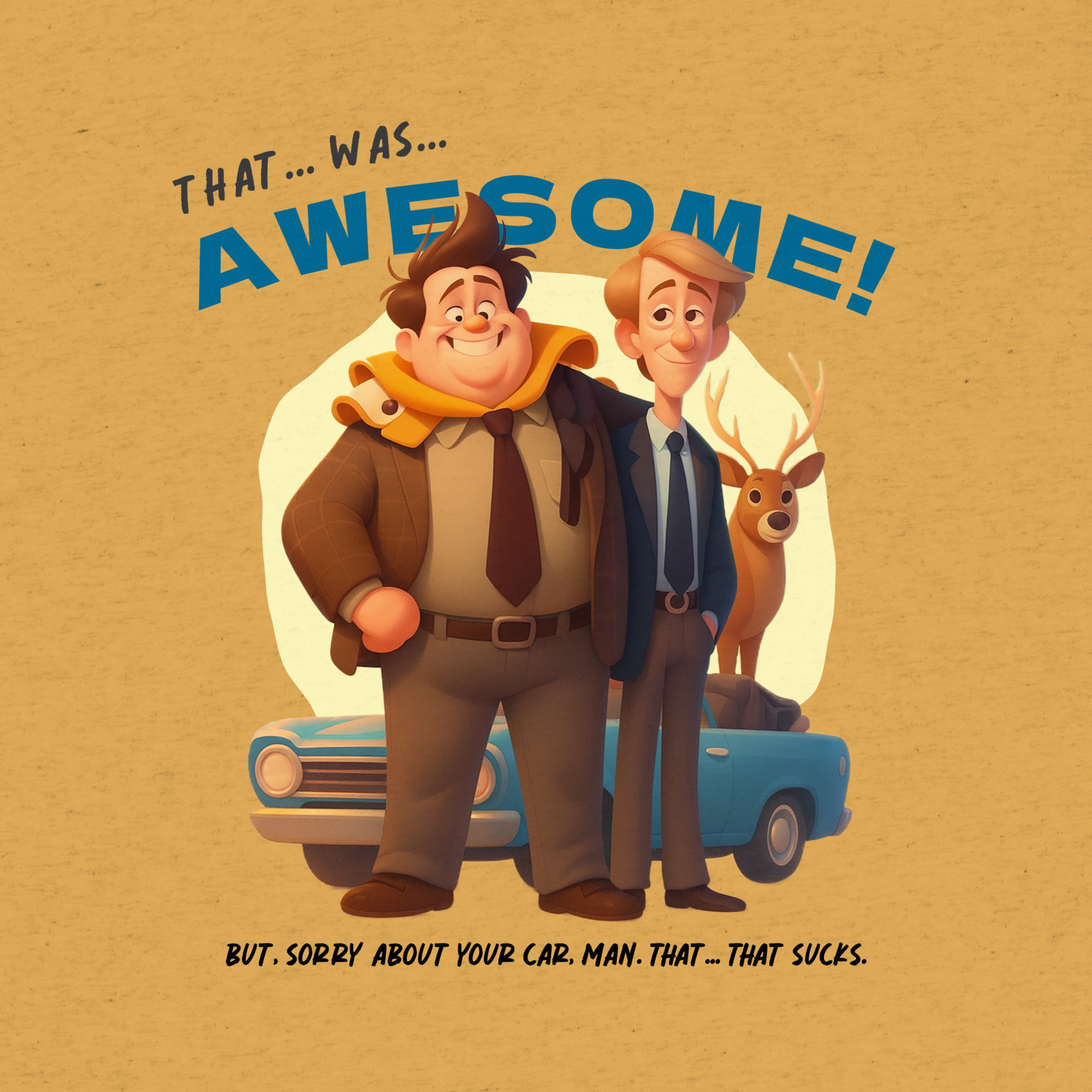 That was AWESOME! Because sometimes words just aren’t enough - T-shirt - Image 2
