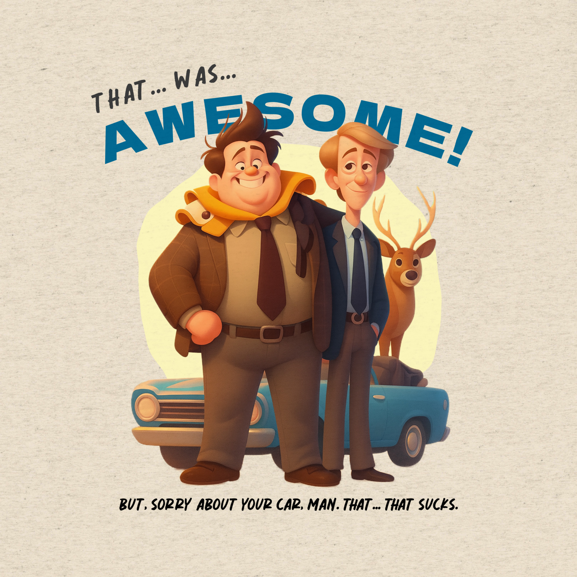 That was AWESOME! Because sometimes words just aren’t enough - T-shirt - Image 5