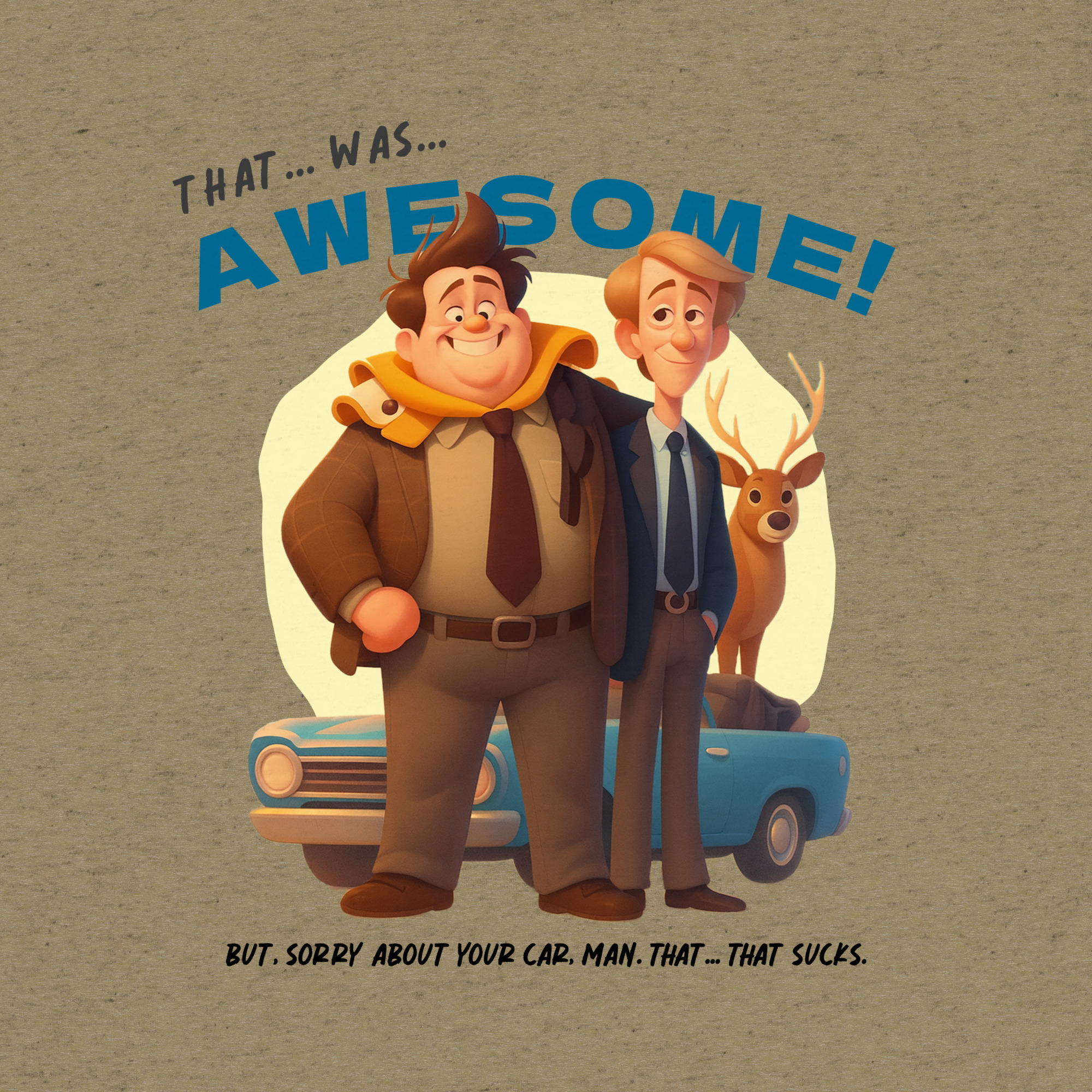 That was AWESOME! Because sometimes words just aren’t enough - T-shirt - Image 7