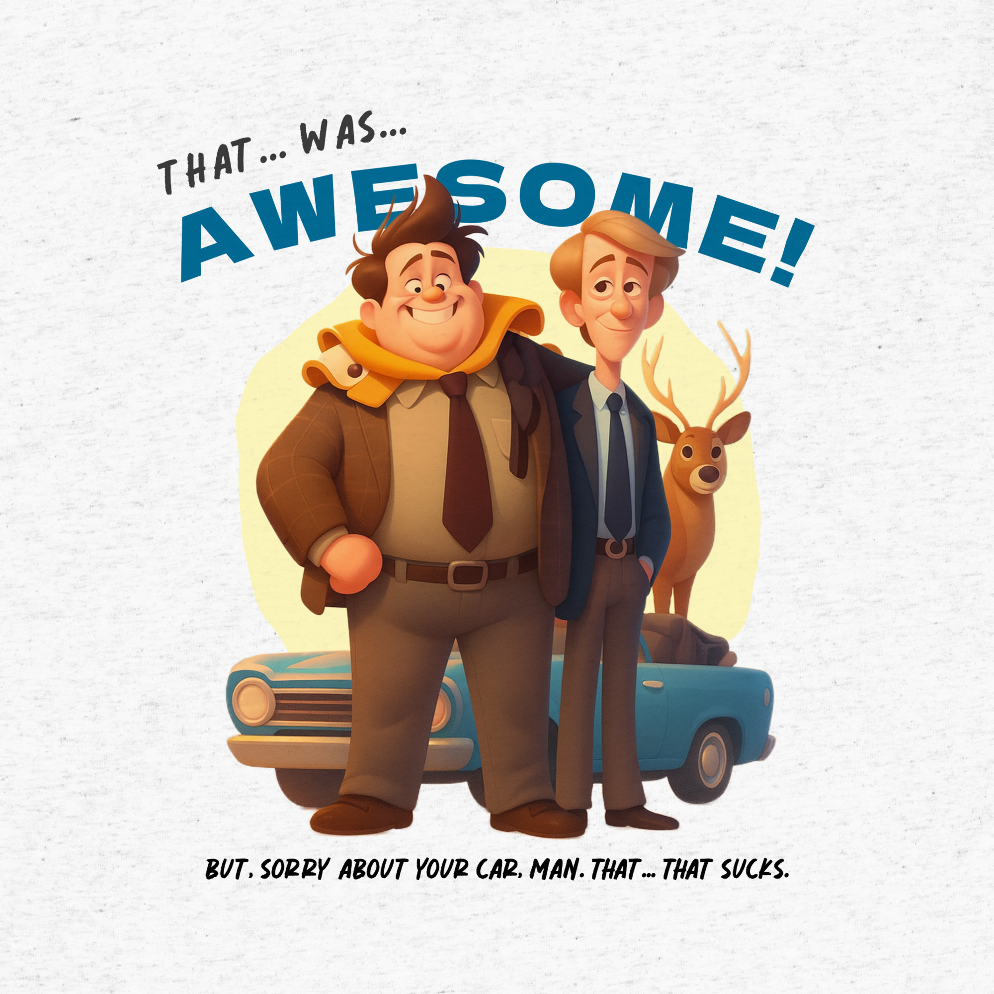 That was AWESOME! Because sometimes words just aren’t enough - T-shirt - Image 3