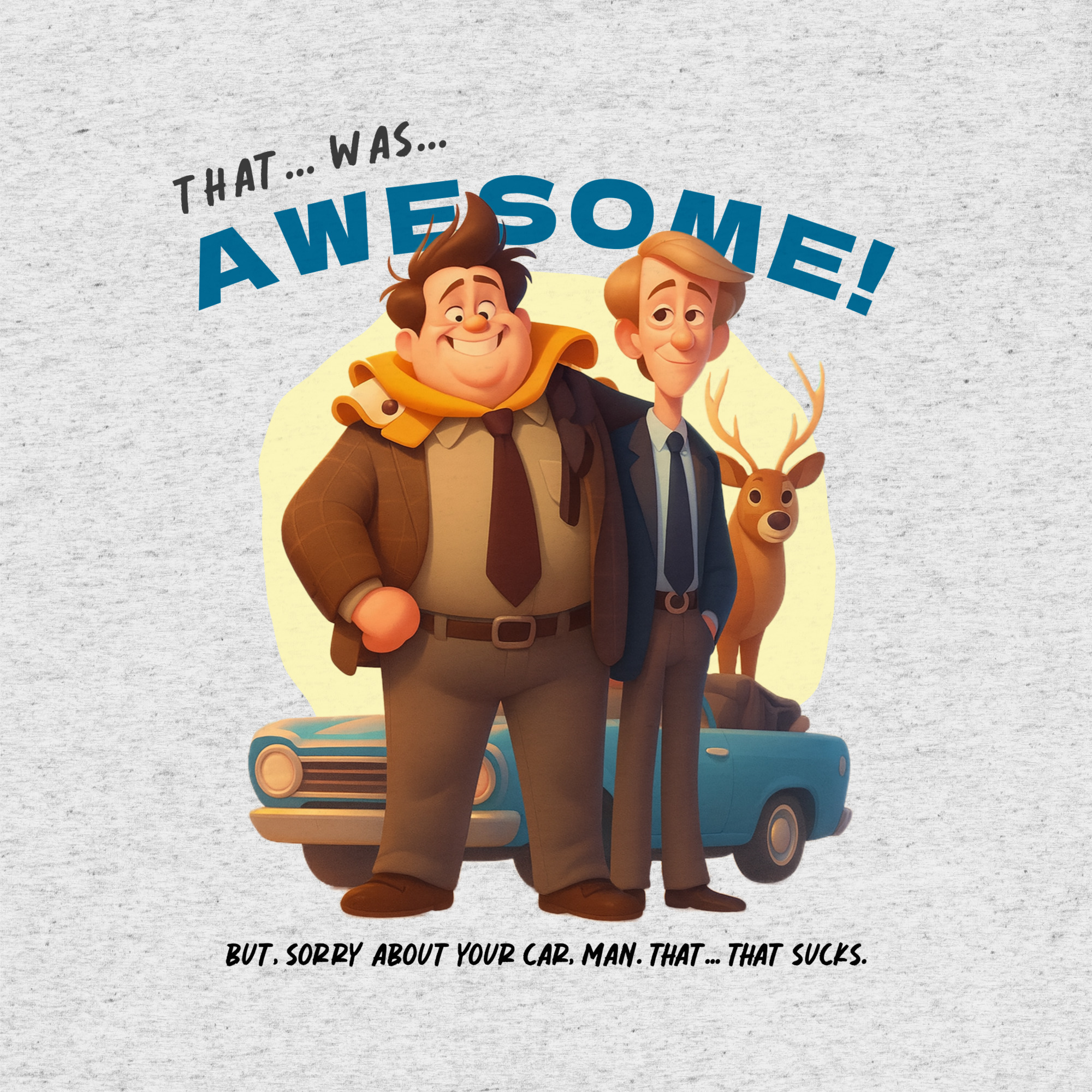 That was AWESOME! Because sometimes words just aren’t enough - T-shirt - Image 4