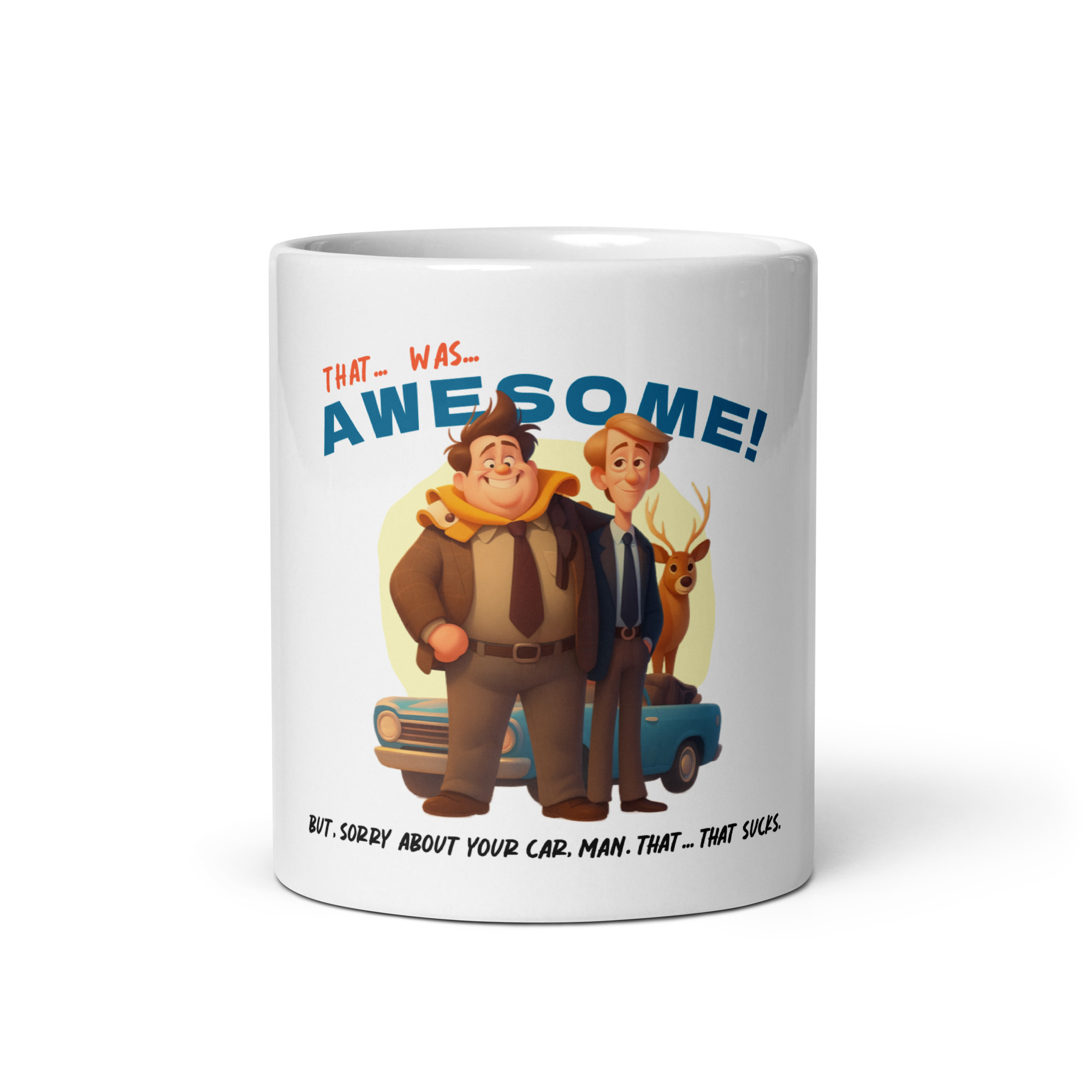 That was AWESOME! Because sometimes words just aren’t enough – White glossy mug - Image 6
