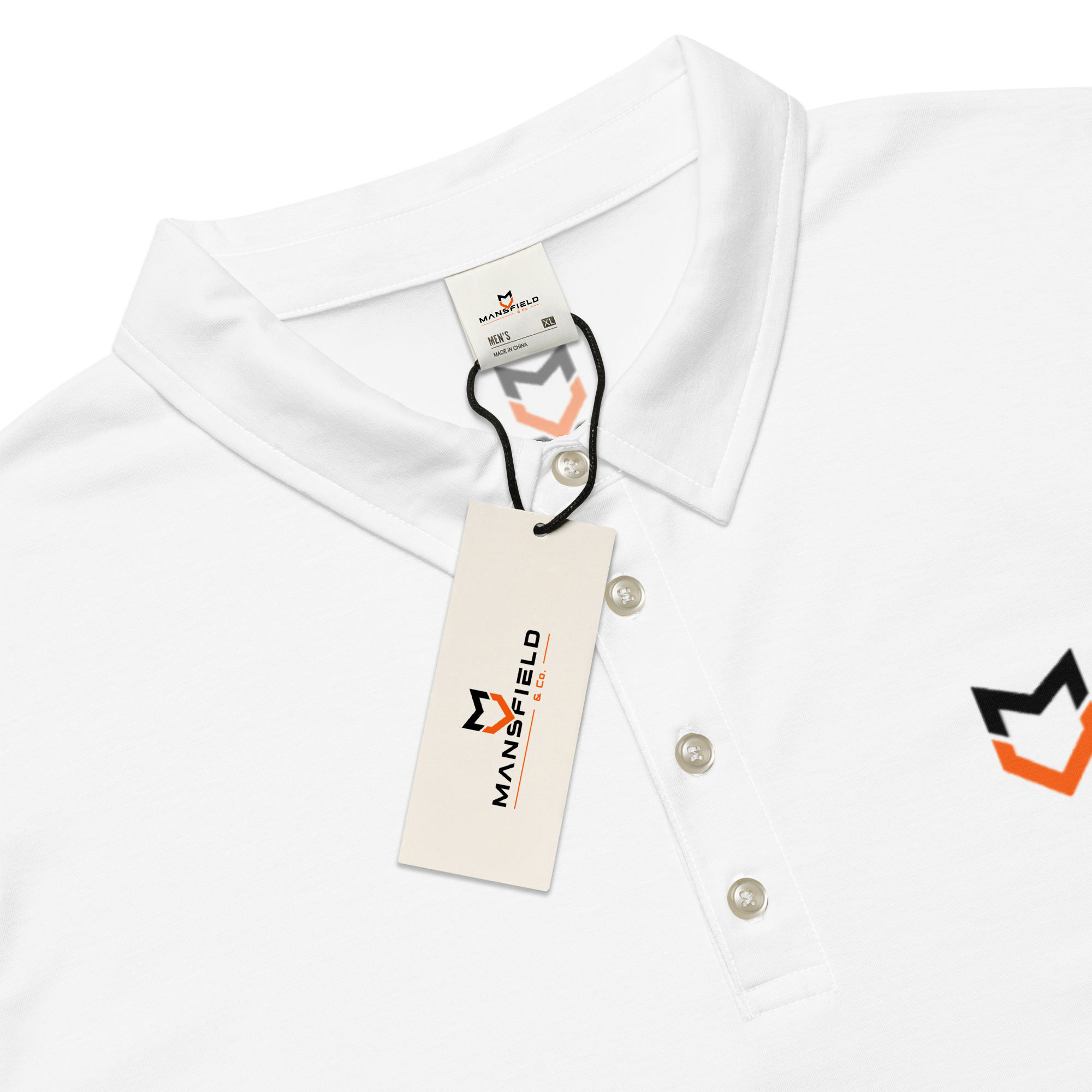 Mansfield and Company - Branded Logo - Men’s slim fit polo - Image 3